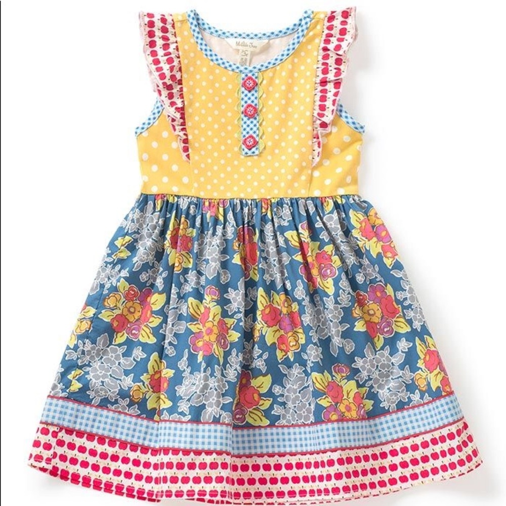Matilda Jane Around The Globe Dress 8 NWT